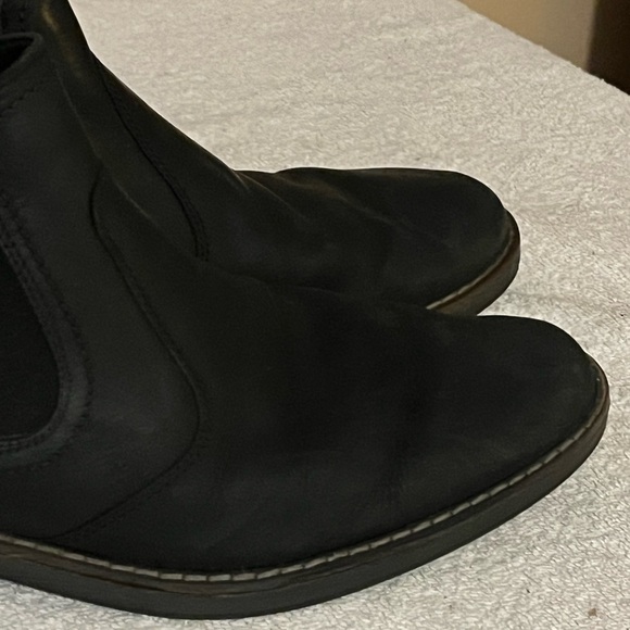 Nordstrom Chelsea Black Waterproof Boots Sz 9 1/2 - Picture 3 of 13